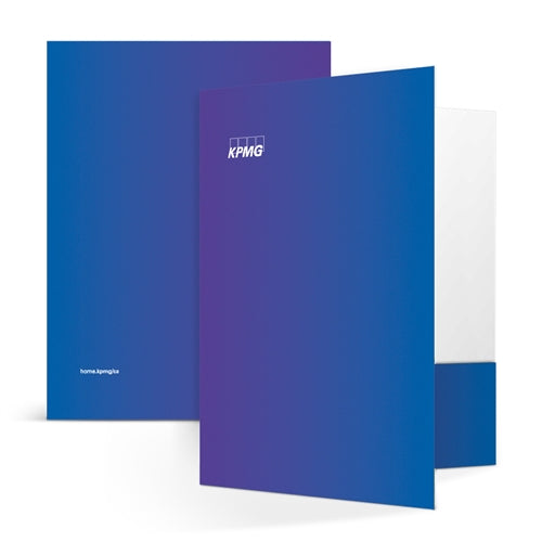 KPMG Folder - 9 1/2 x 12, 1/2" Spine