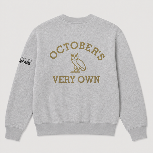 OVO x KPMG Signature Crewneck - Ash Heather Grey