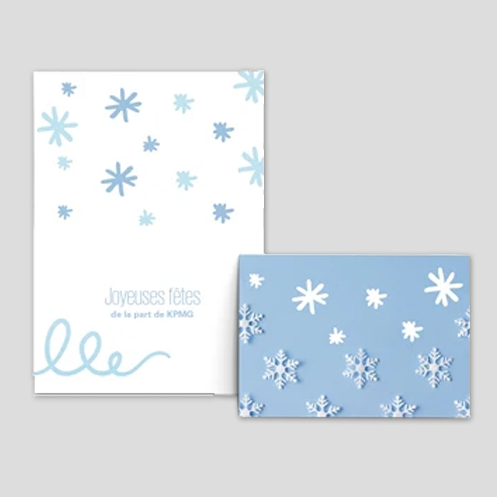 Flocons de neige des fêtes - Français