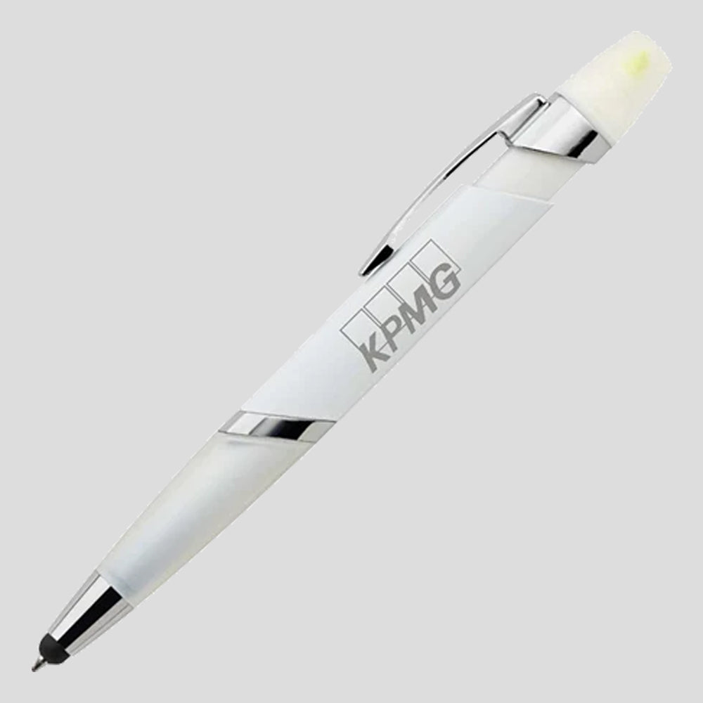 Stylo à bille surligneur 3 en 1