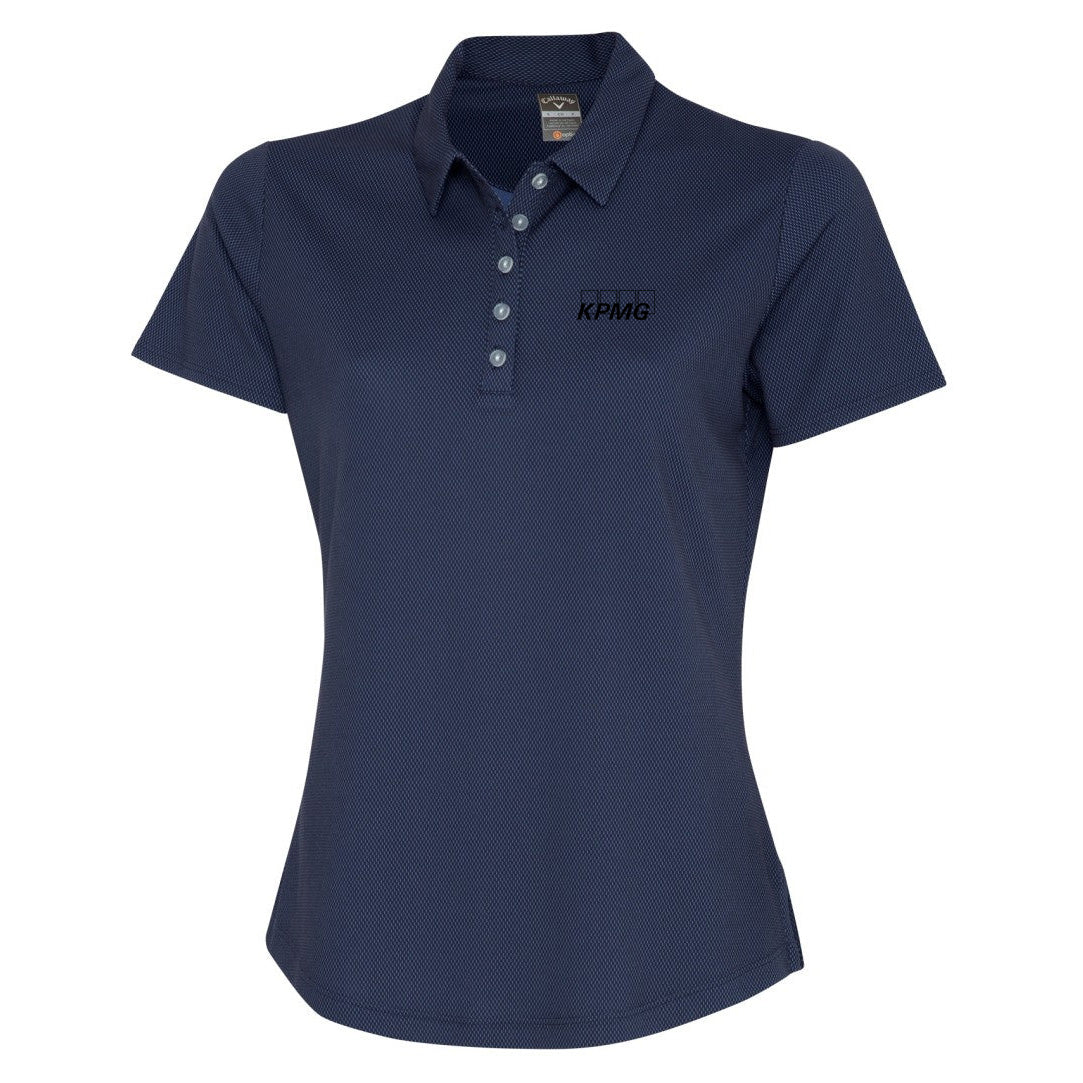 Callaway Birdseye Ladies Polo Navy