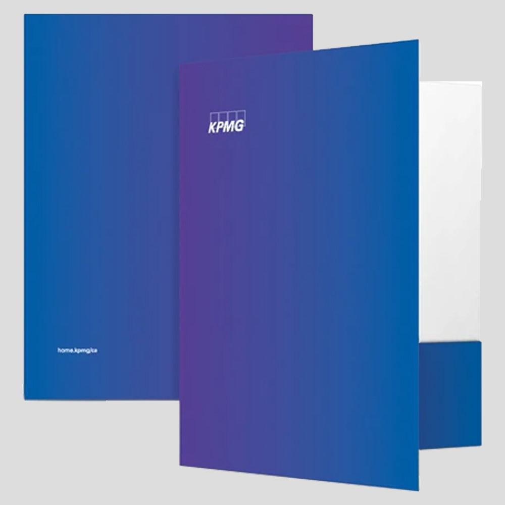 Dossier KPMG - 9 1/2 x 12, dos de 1/4 po