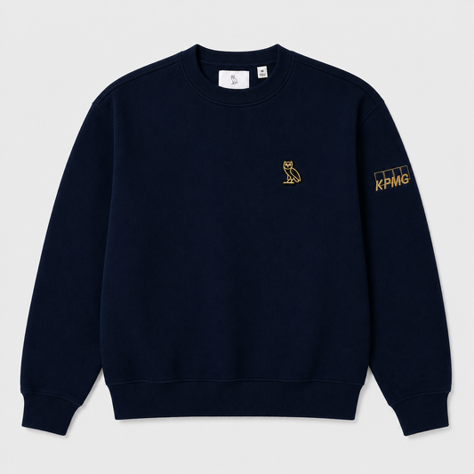 OVO x KPMG Classic Crewneck - Navy
