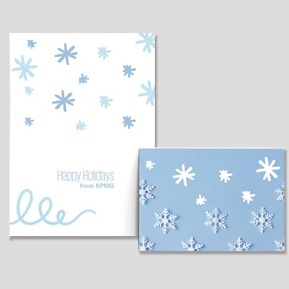 Flocons de neige des fêtes - Anglais