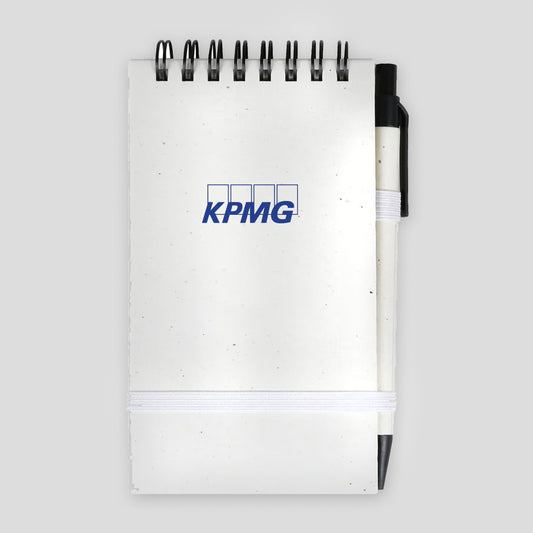 Recycled Milk Carton Notepad with Pen