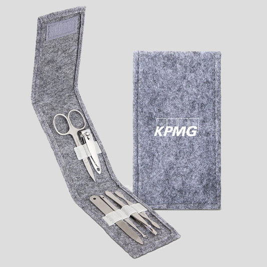 Ensemble de manucure 6 pièces en feutre recyclé