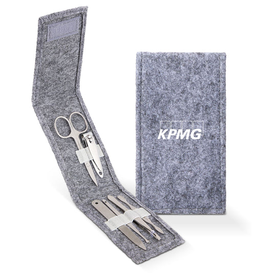 THE GOODS™ Recycled Felt 6-Piece Manicure Set