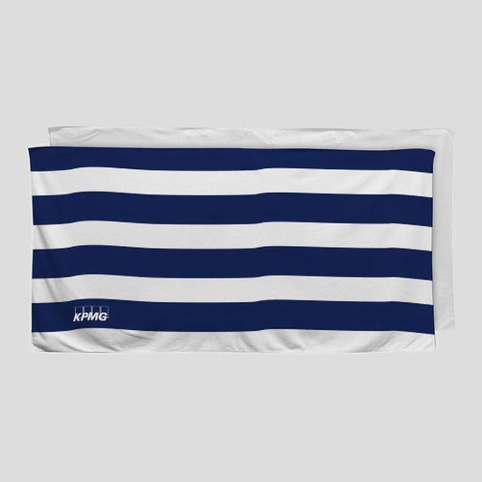 Serviette de plage à rayures cabana