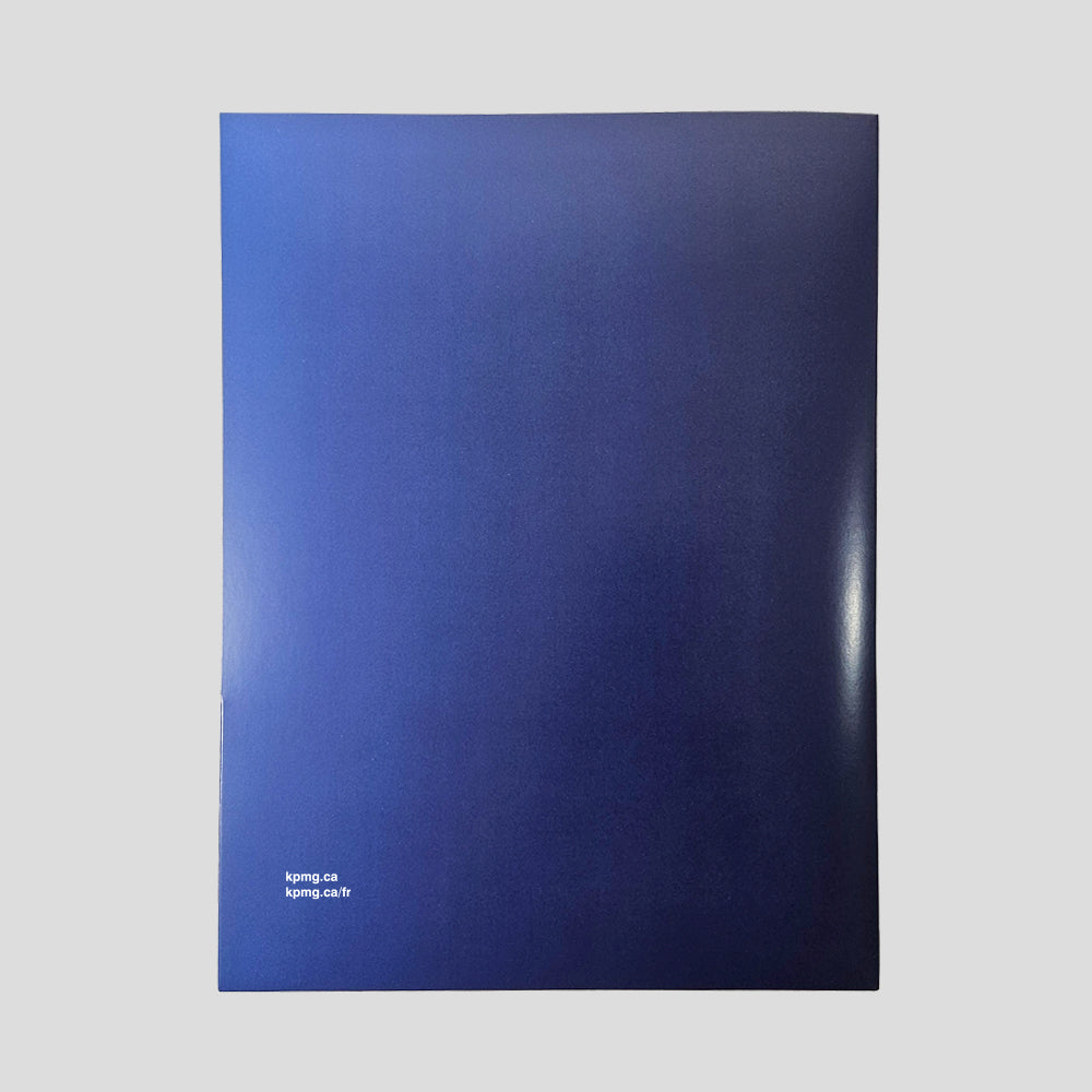 KPMG Folder - 9 1/2 x 12, 1/2" Spine