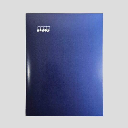 Dossier KPMG - 9 1/2 x 12, dos de 1/2 po