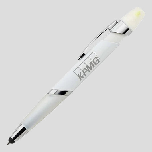 Stylo à bille surligneur 3 en 1