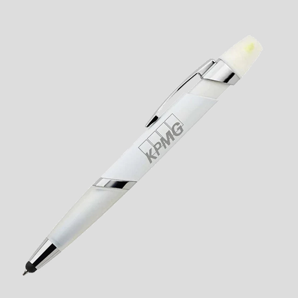 Stylo à bille surligneur 3 en 1