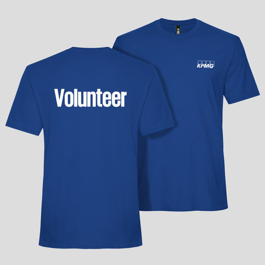 KPMG Blue Volunteer T-Shirt